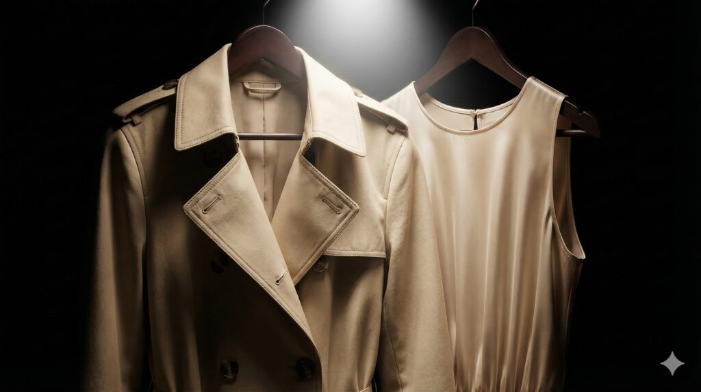 リネット安心保証で守られている洋服の様子