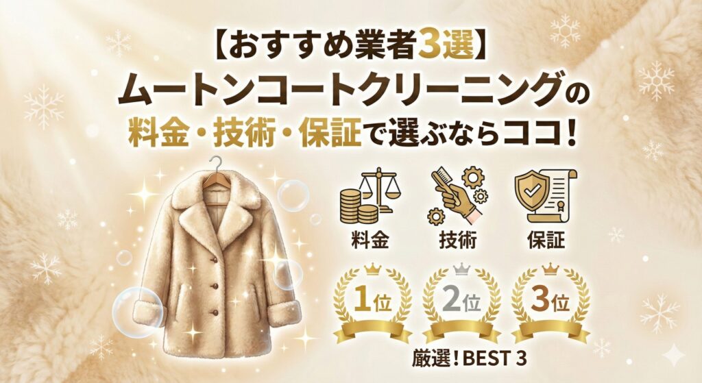 ムートンコートクリーニングおすすめ業者
