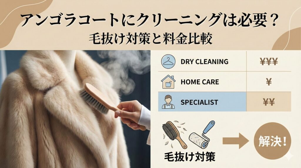 アンゴラコートクリーニング料金と毛抜け対策