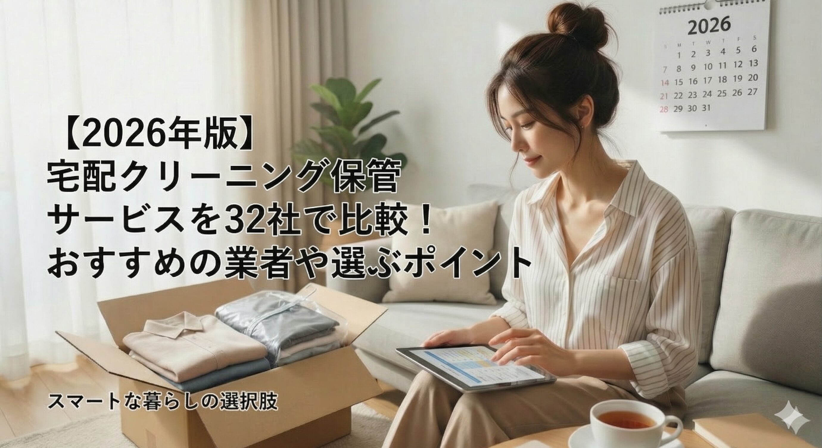 宅配クリーニングのおすすめサービスを32社で比較