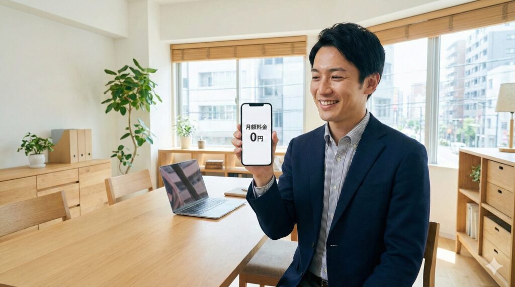 ネクシーの有料会員であるプリモ会員が廃止され安堵している男性