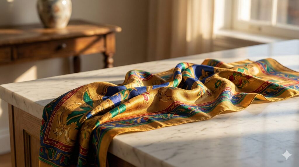 シルク繊維の美しさとデリケートさ