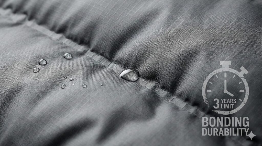 シームレスダウンの寿命は製造から3年