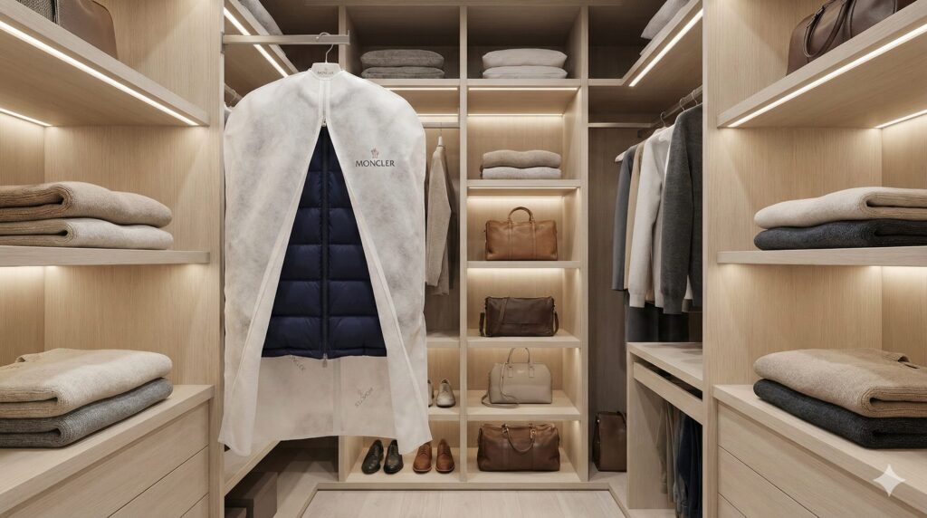 ダウンジャケットの保管には不織布カバーがおすすめ