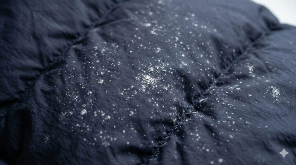 カビが生えてしまったダウン