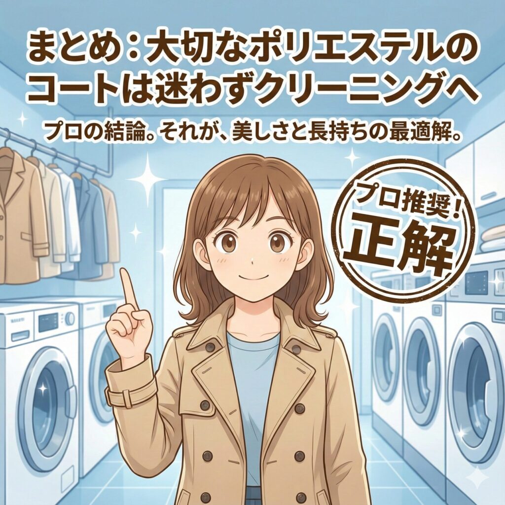 ポリエステルコート洗濯まとめ