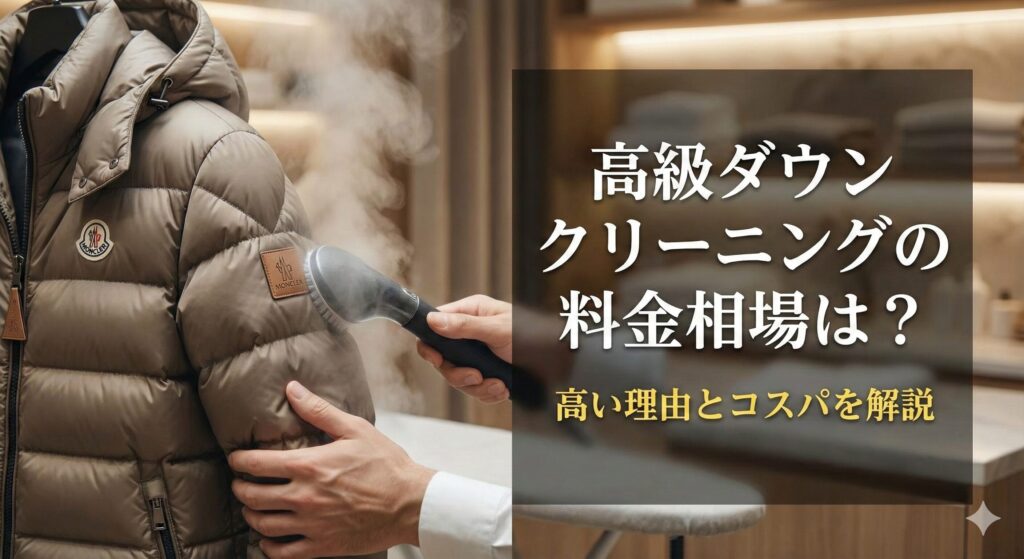高級ダウンクリーニング料金相場