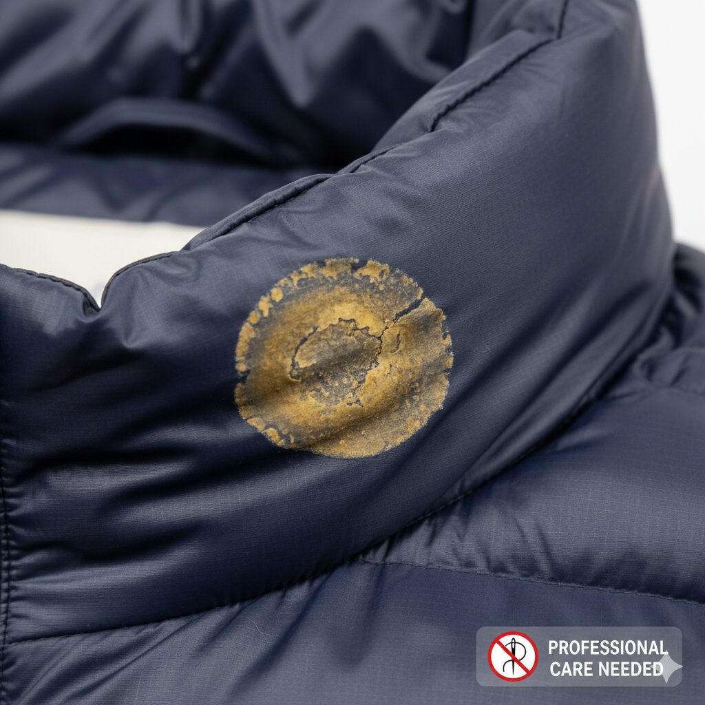 ダウンにひどい汚れやカビがついたらクリーニングへ