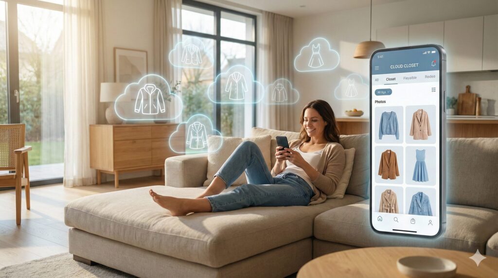 服の預かりサービスを利用してスマホでクローゼット管理