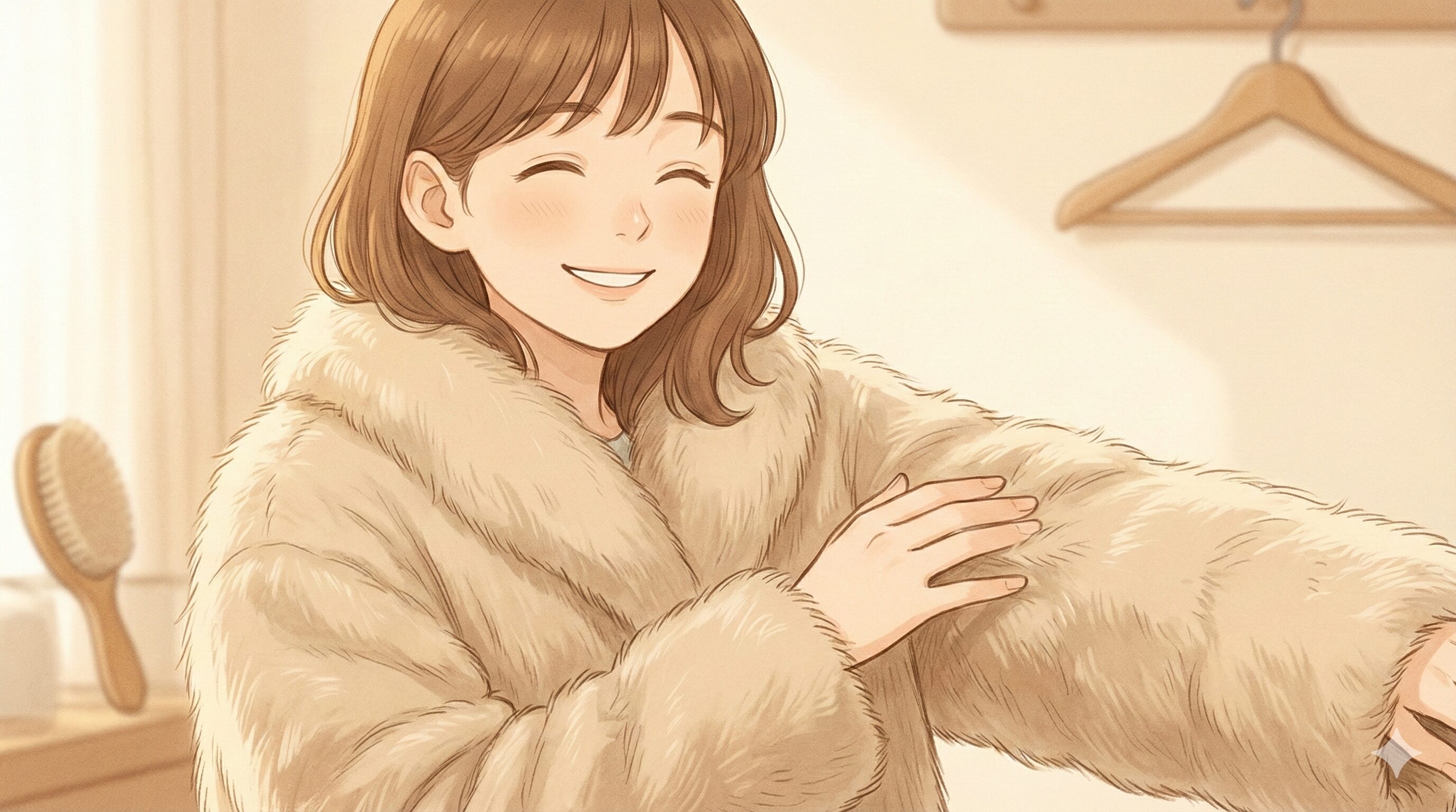 アンゴラコートの日々のケア