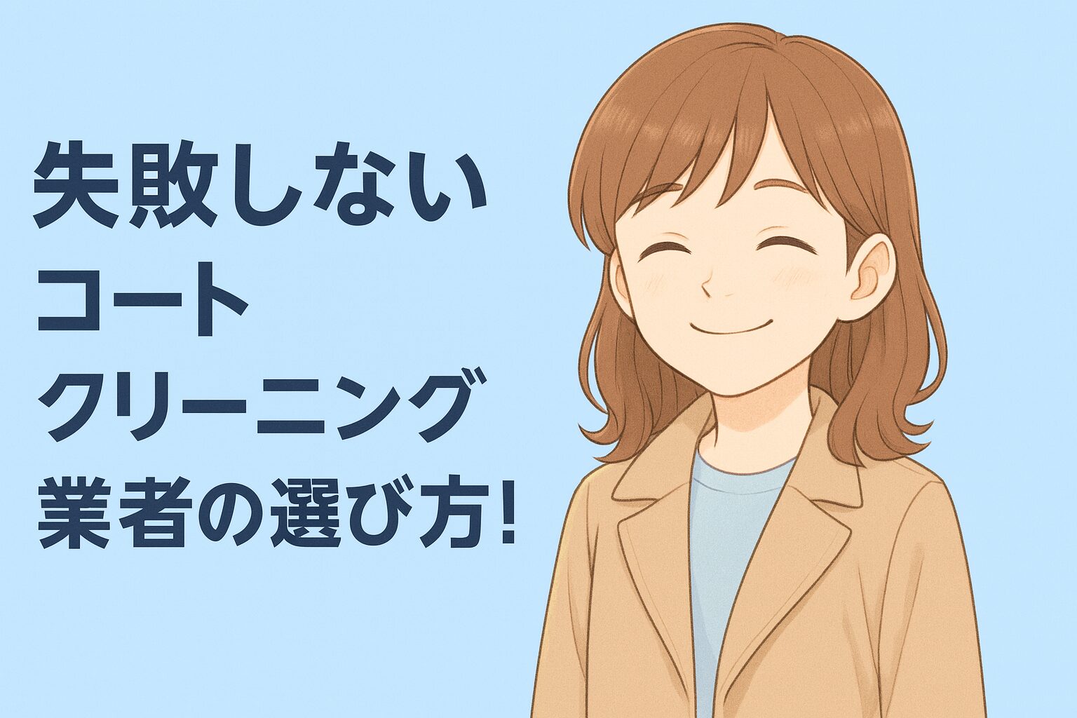 コートクリーニング業者の選び方