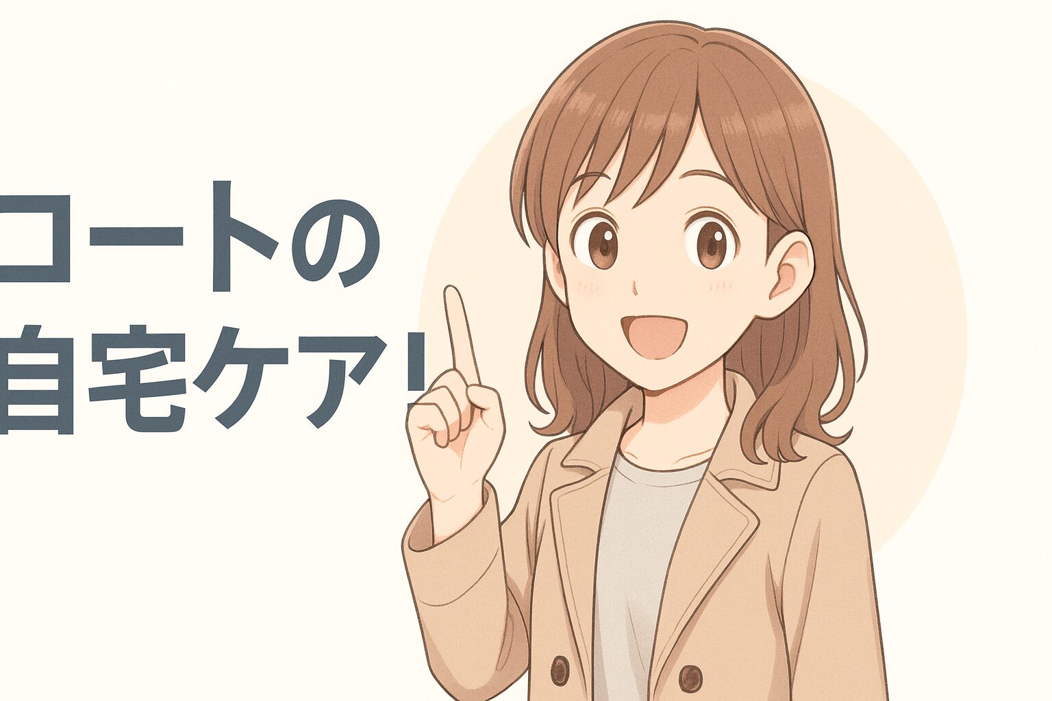 コートクリーニングの自宅ケアと保管方法