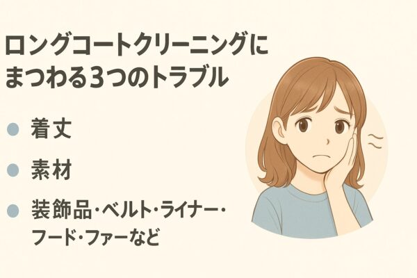 ウールコートクリーニングトラブル