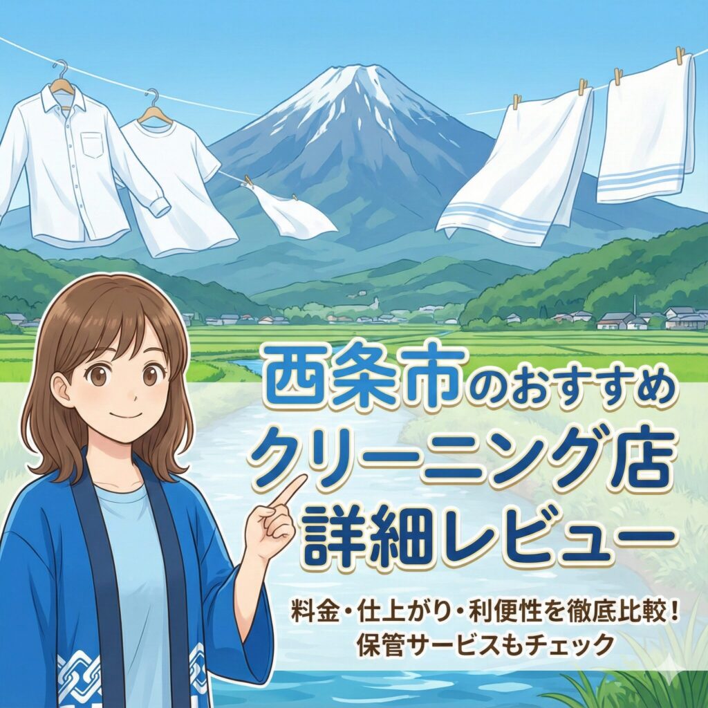 西条市クリーニング店おすすめ