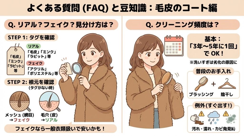 毛皮コートクリーニングのFAQ