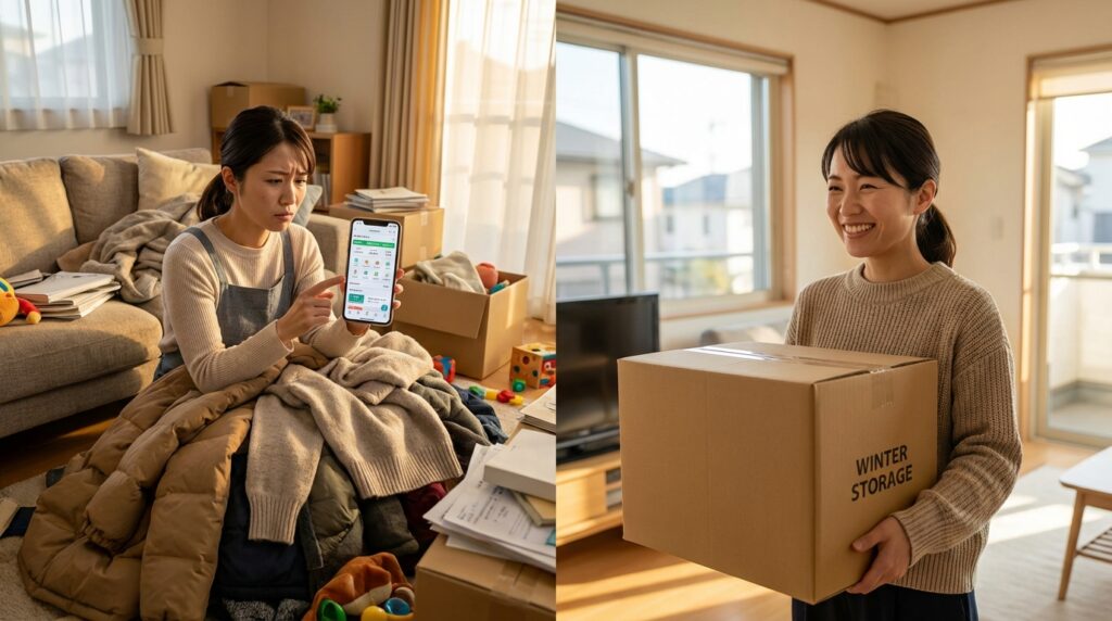 GivUが安くて不安な人と利用して満足な人の対比のイメージ画像