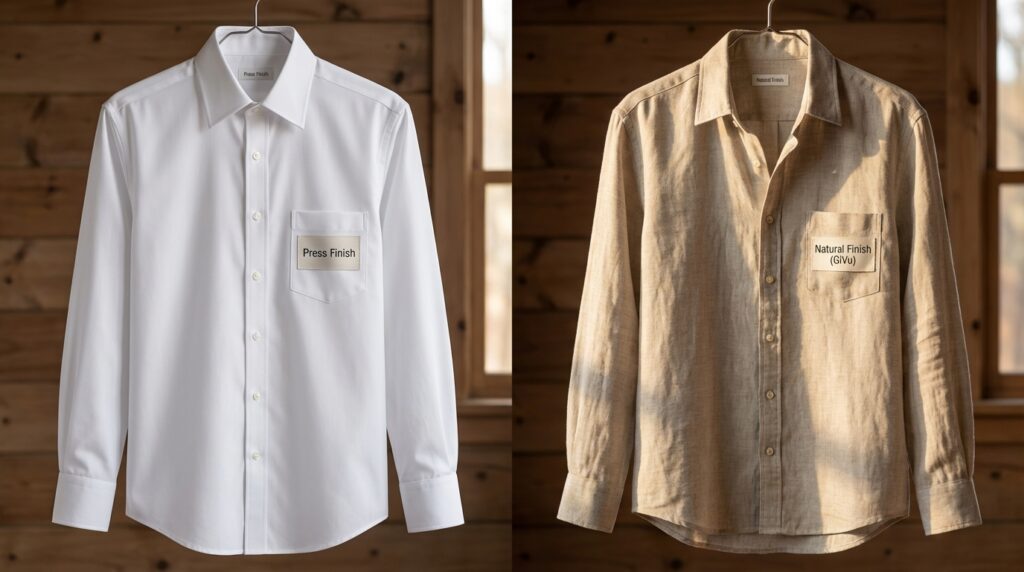 GivUの特徴であるノンアイロンのイメージ画像