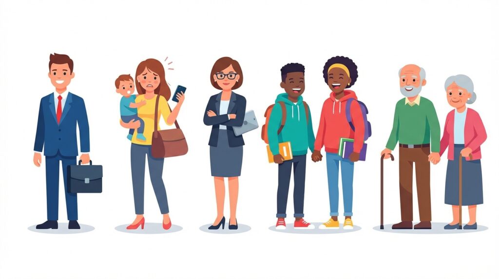 GivUが向いている5人のペルソナのイメージ画像