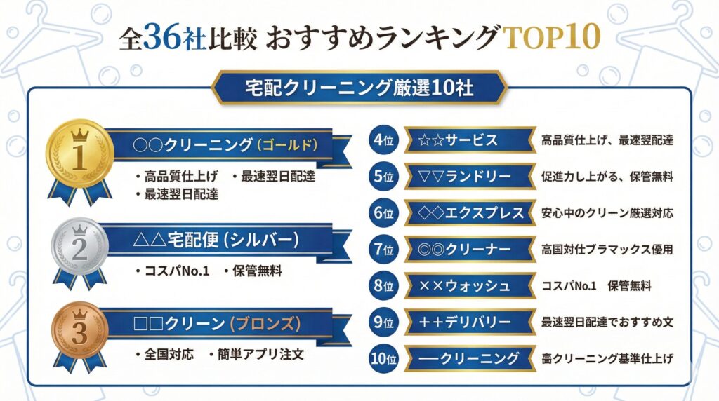 ランキングTOP10のイメージ