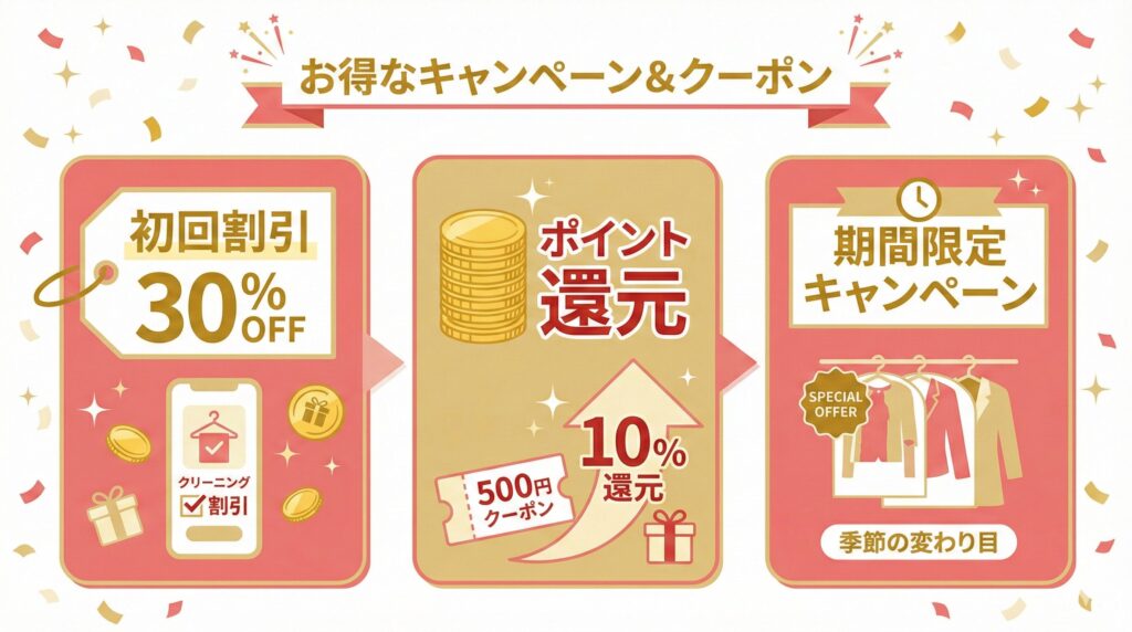 キャンペーン・お得情報イメージ