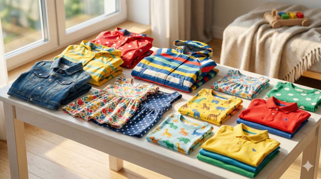 子供服のクリーニングイメージ