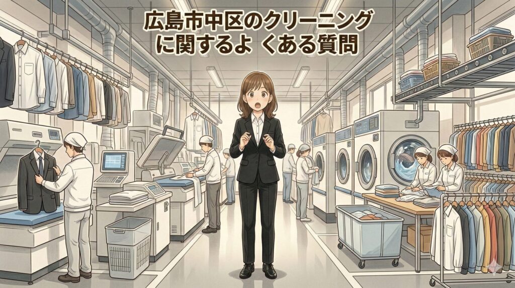 広島市中区クリーニングに関するよくある質問