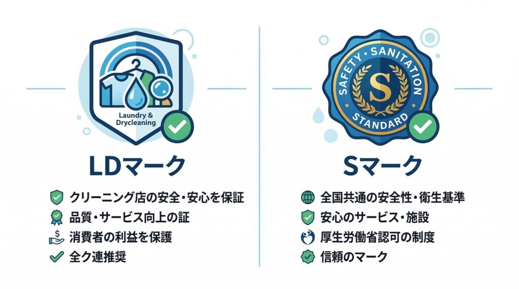 LDマーク・Sマークのイメージ図解