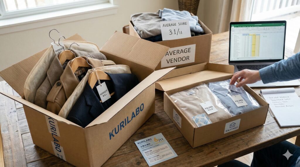 宅配クリーニングの保管品質比較のイメージ画像