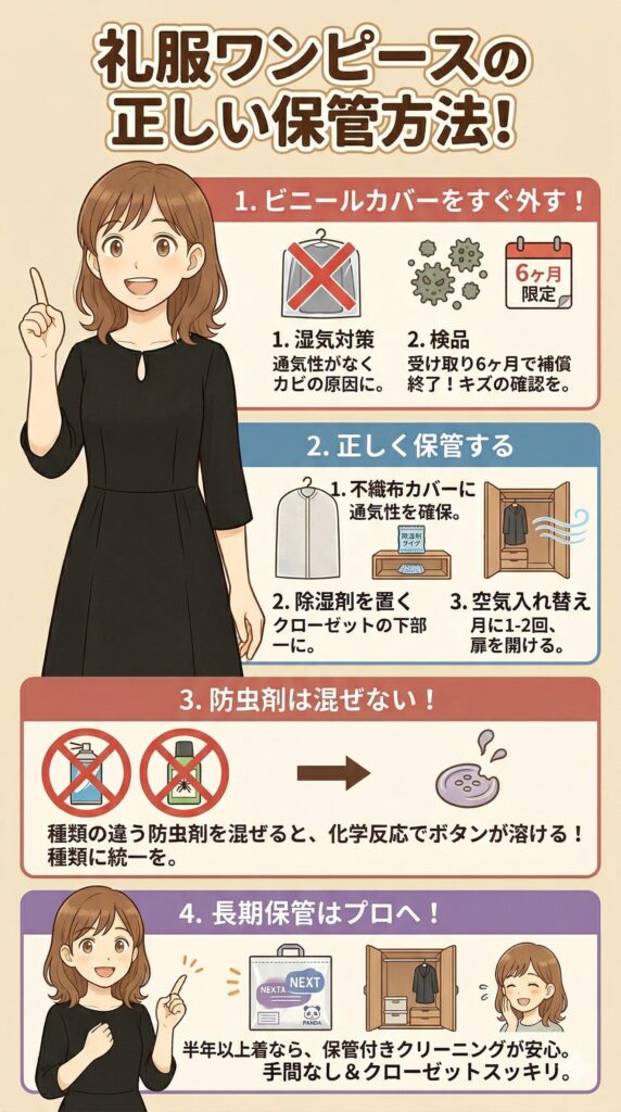 礼服の正しい保管方法