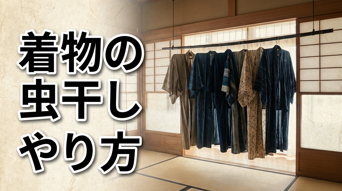 着物の虫干しやり方｜時期・手順・簡易版で済ませる現代的な方法のアイキャッチ