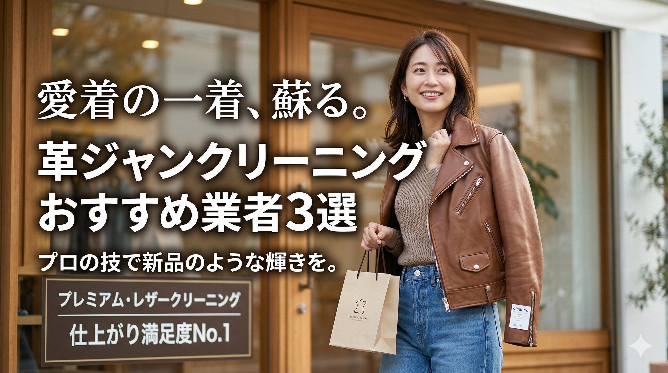 革ジャンクリーニングおすすめ業者3選