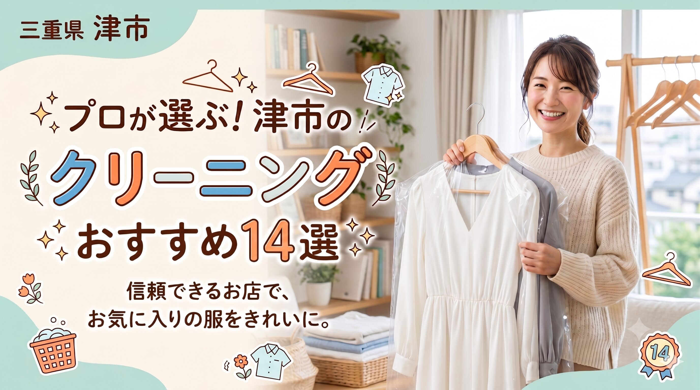三重県津市のおすすめクリーニング店14選