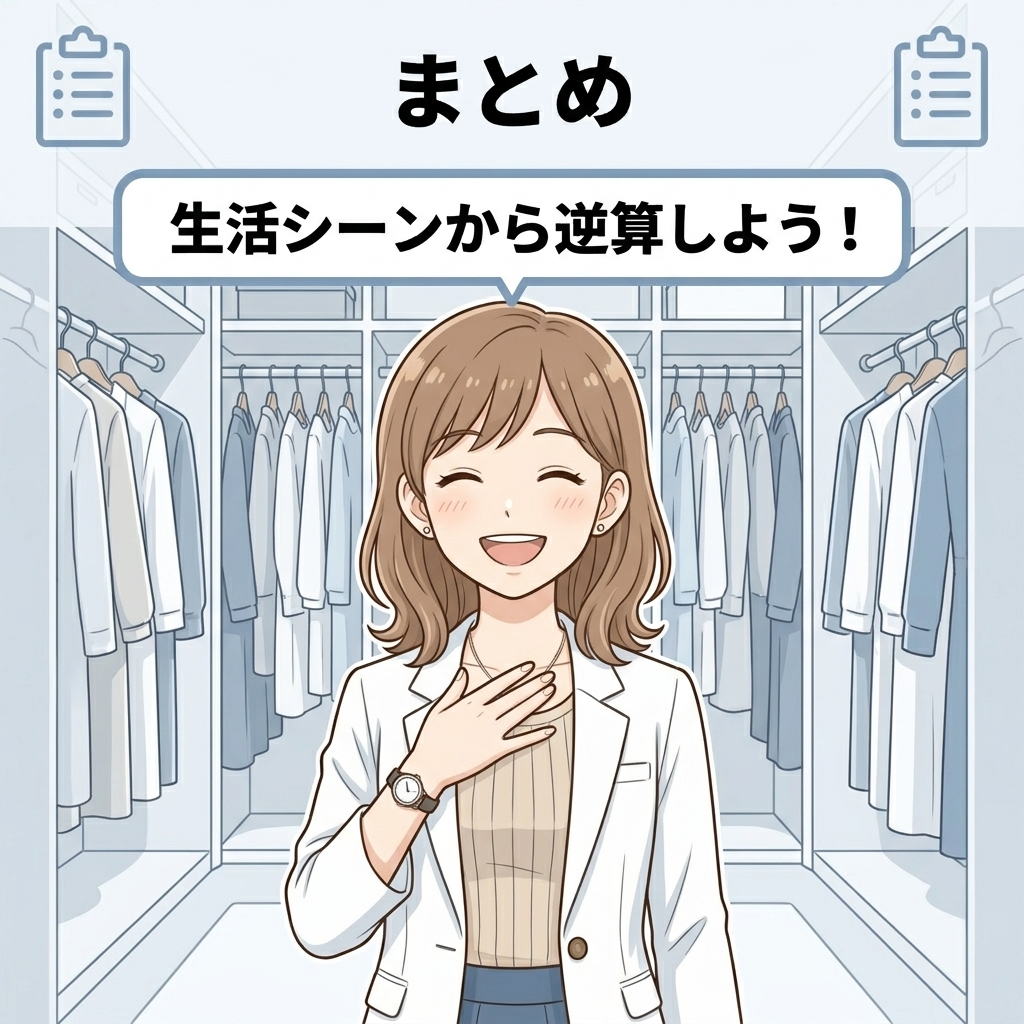 生活シーンや衣類の種類に合わせて津市のクリーニング店を選び分ける方法のまとめスライド
