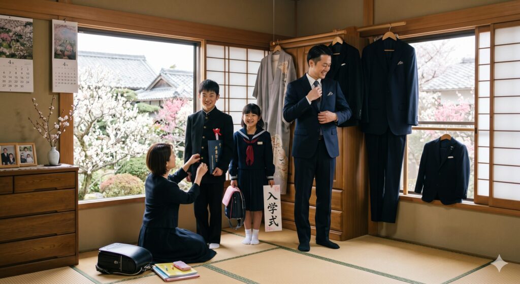 津市の春に着る服のイメージ