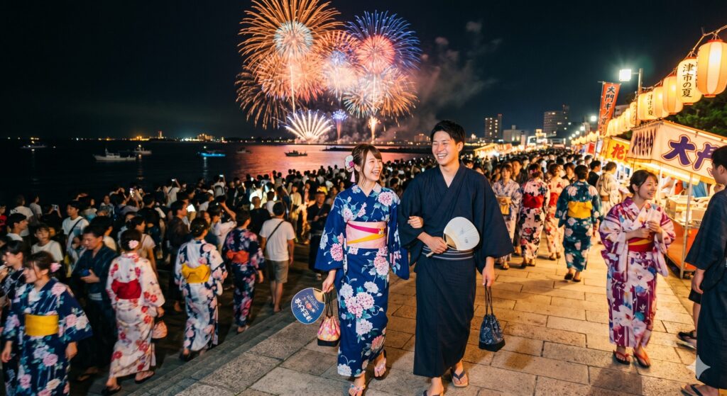 津市の夏に着る服のイメージ