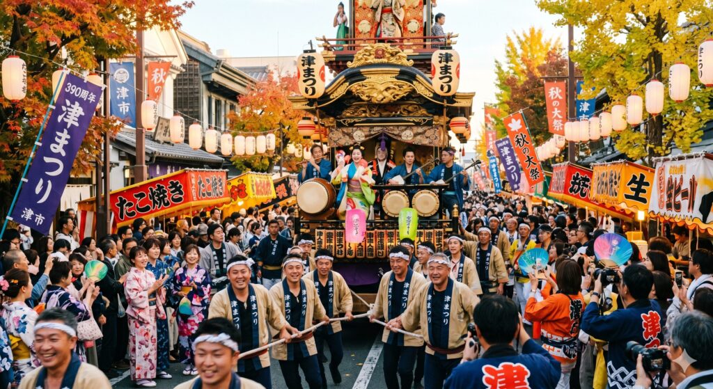 津市の秋に着る服のイメージ