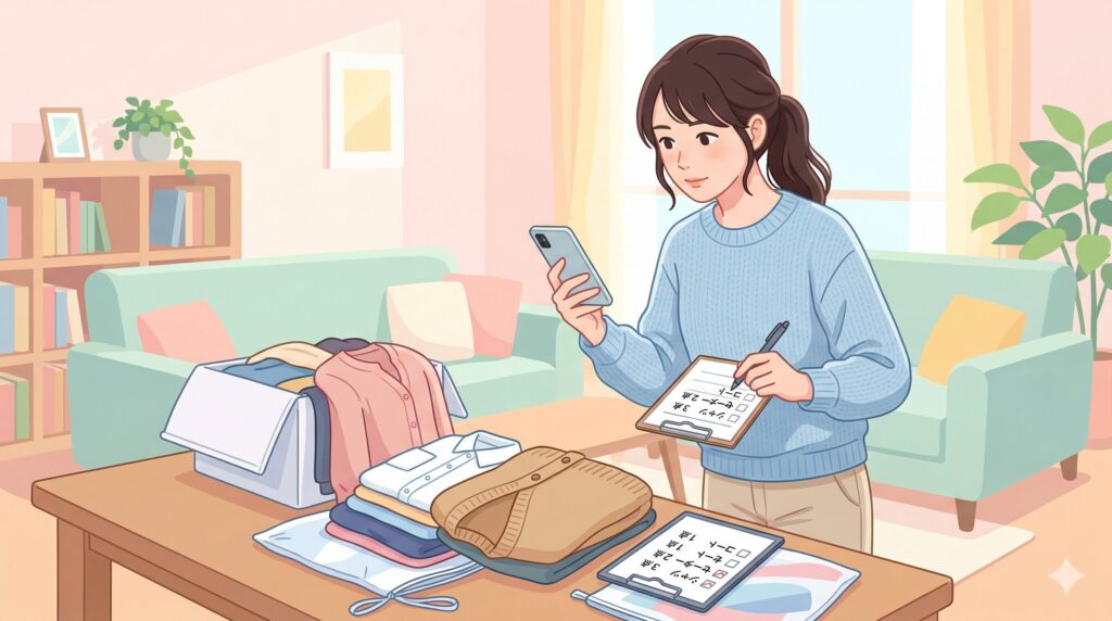 宅配クリーニングに出す前のチェックリスト