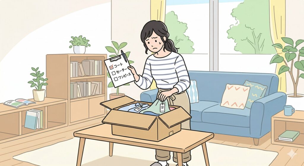 宅配クリーニング受取時の確認ポイント