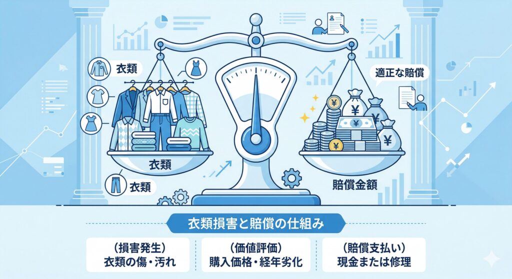 クリーニング事故賠償基準の仕組み
