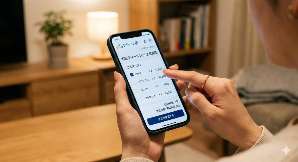 宅配クリーニングの初回利用で確認すべきポイントのイメージ