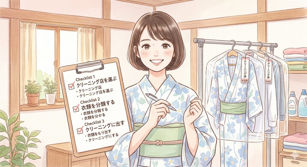 浴衣クリーニングの選び方チェックリスト