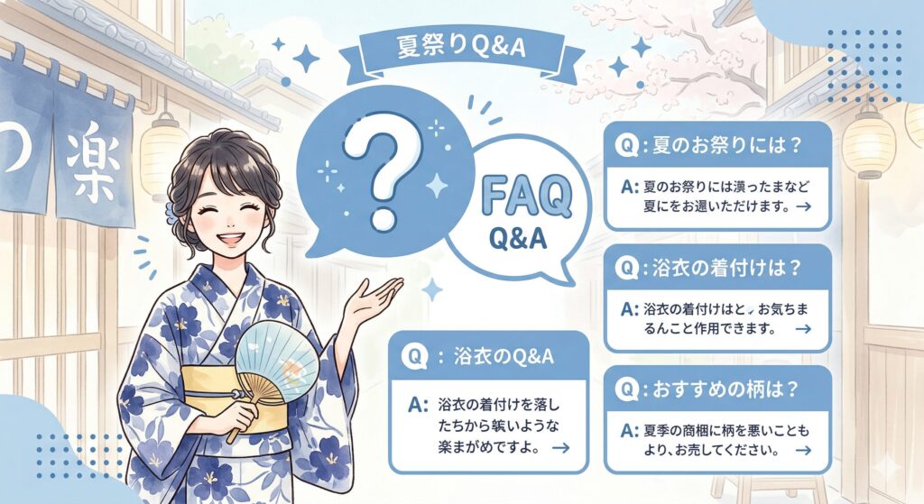 浴衣クリーニングのよくある質問